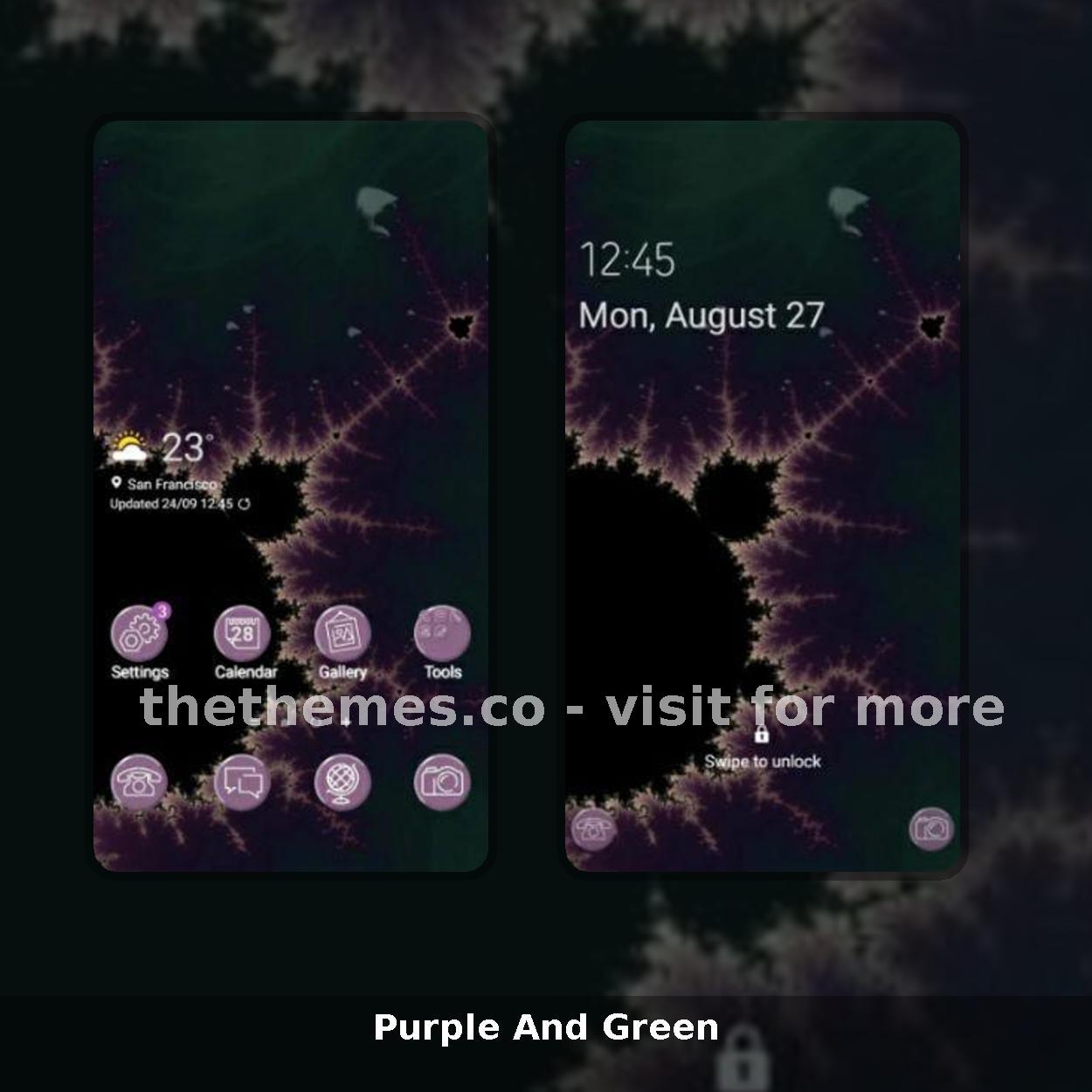 Purple And Green