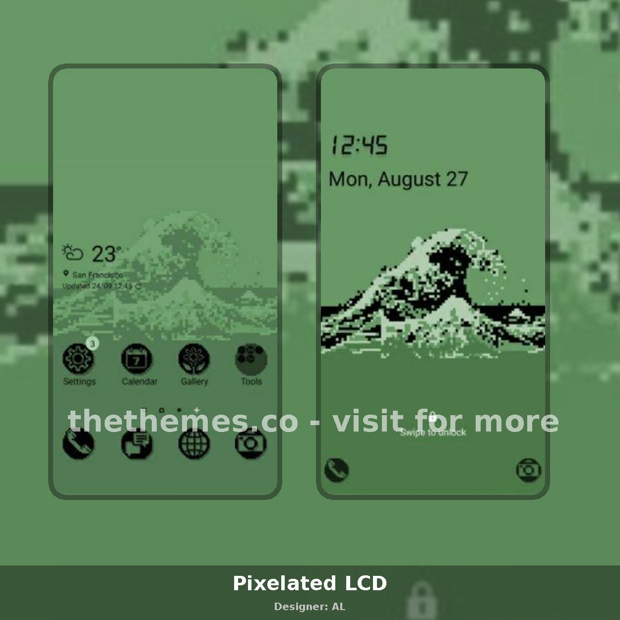 Pixelated LCD