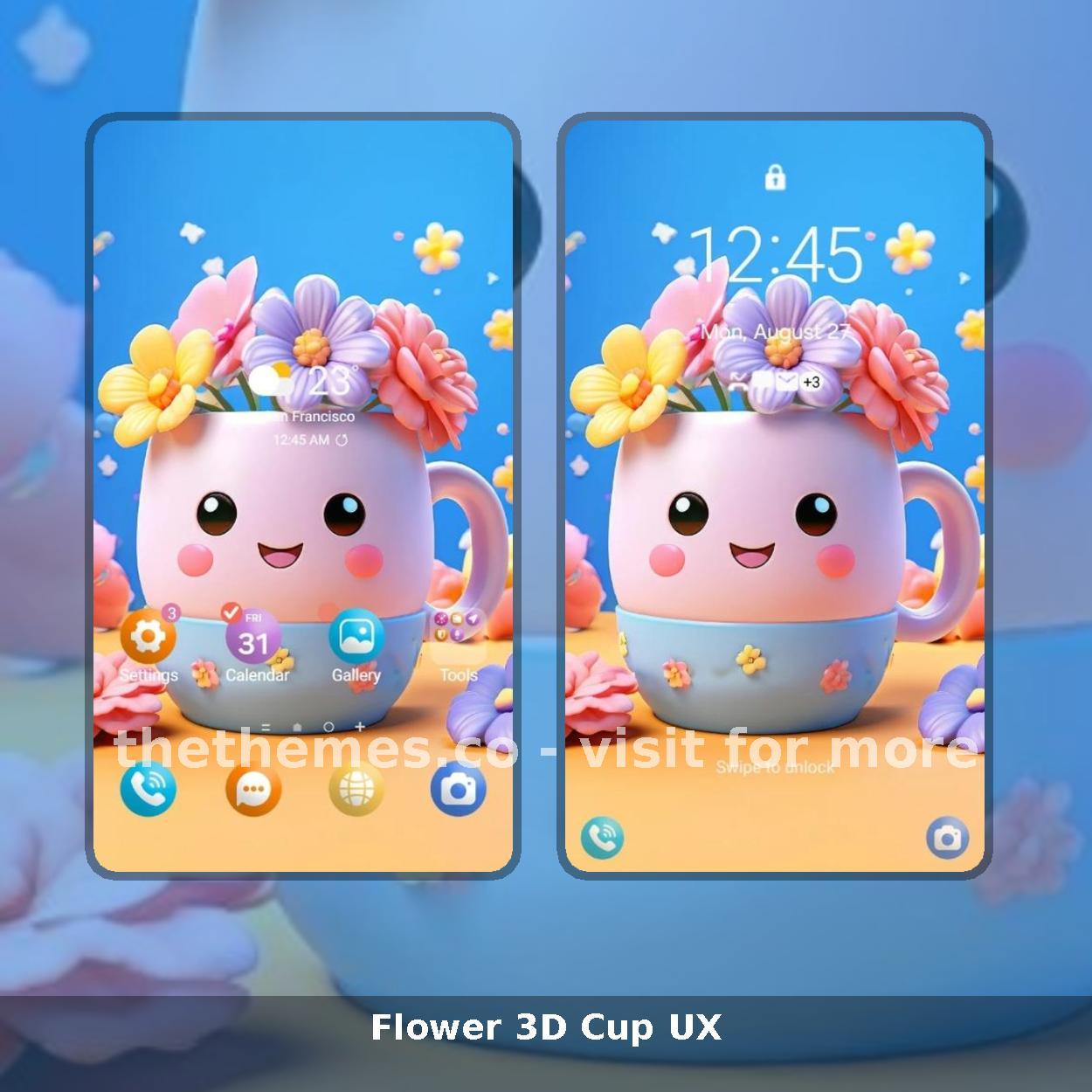 Flower 3D Cup UX