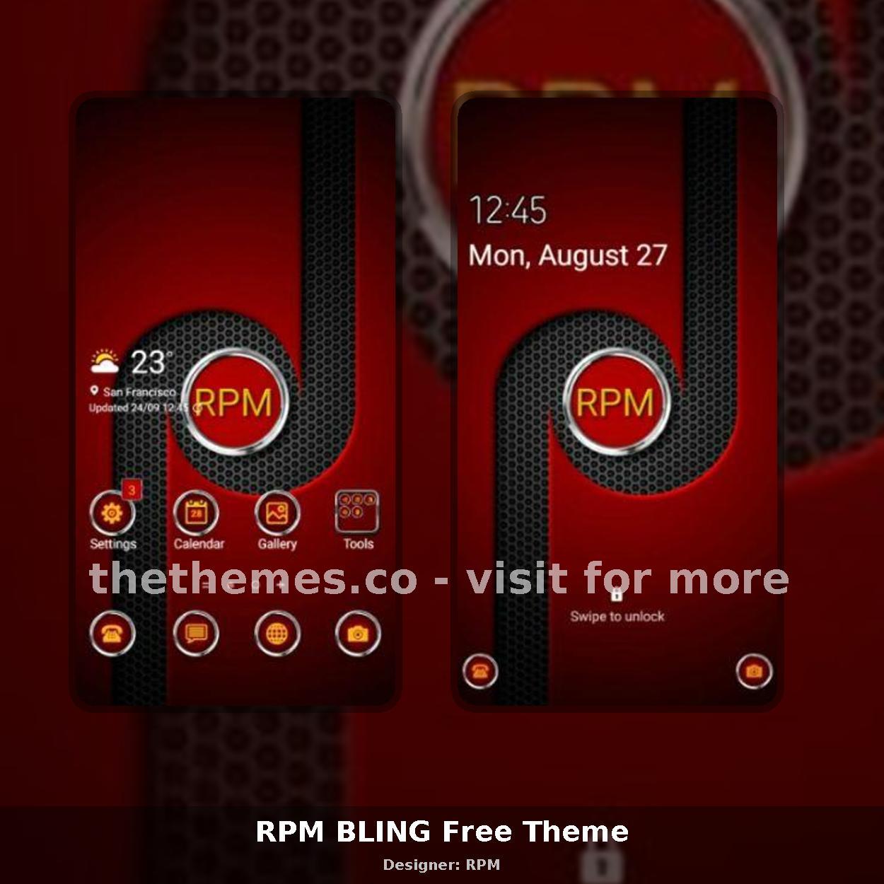 RPM BLING Free Theme