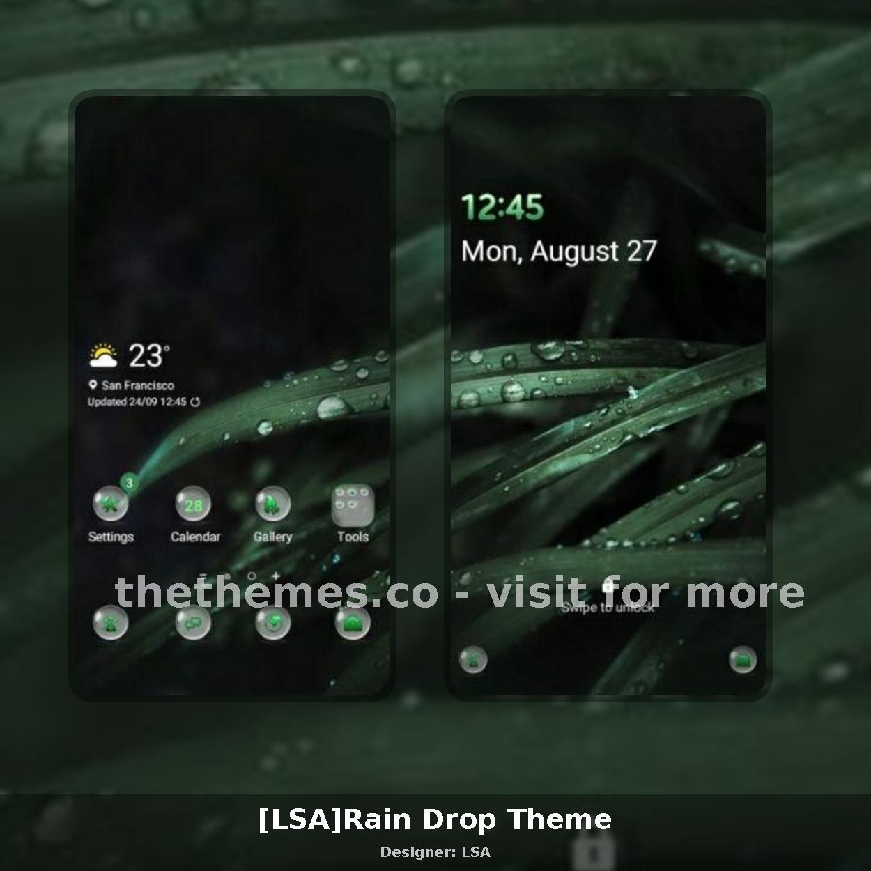 [LSA]Rain Drop Theme