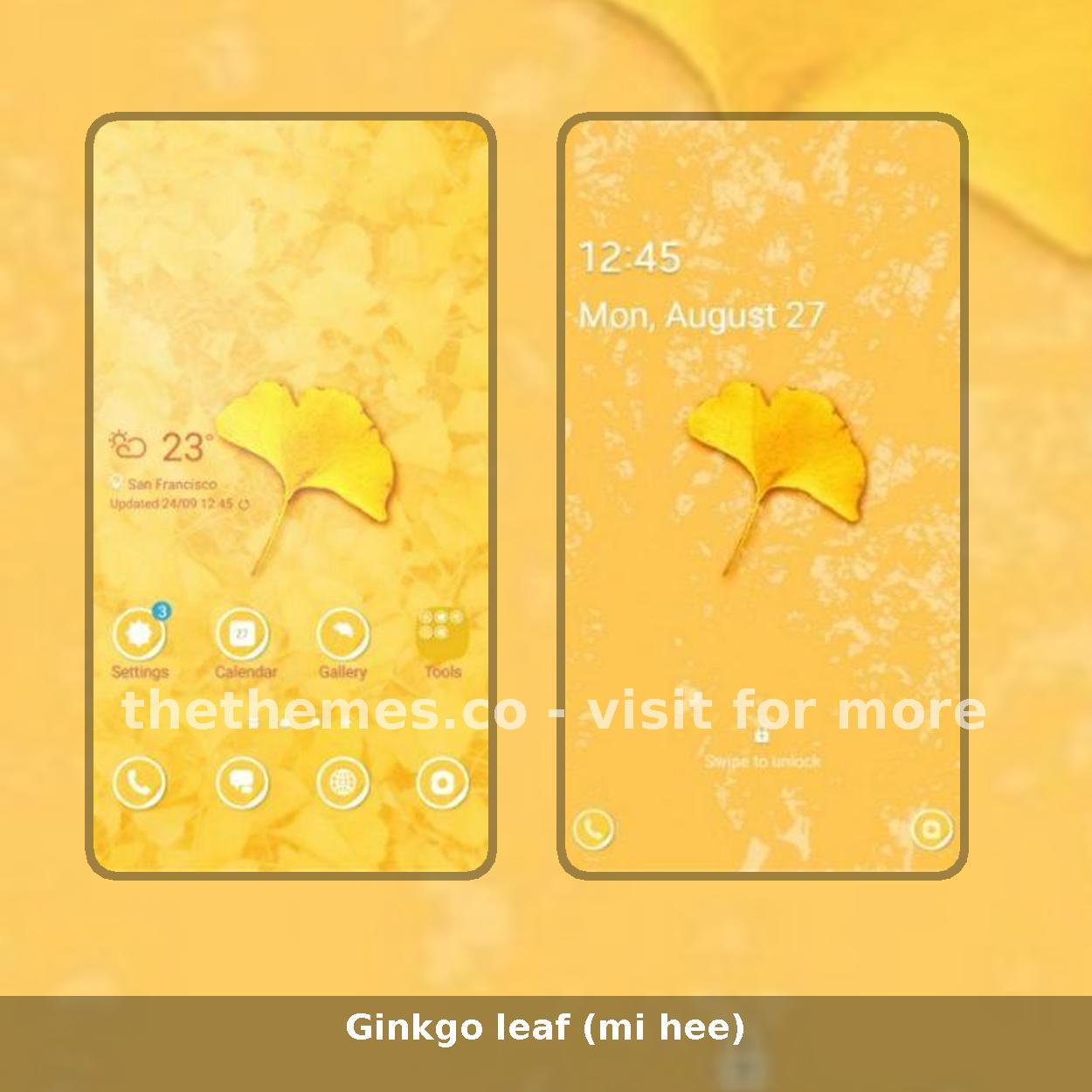 Ginkgo leaf (mi hee)