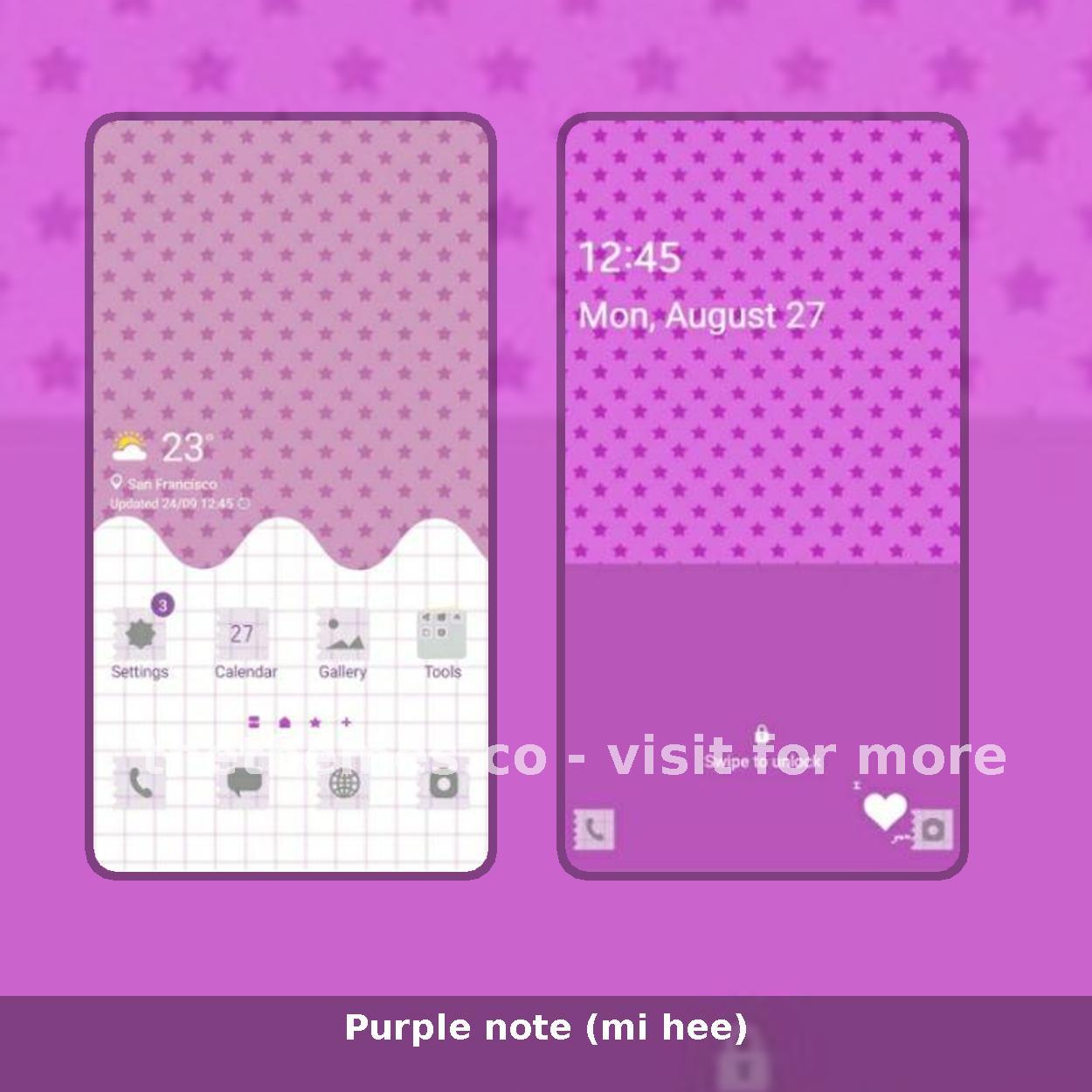 Purple note (mi hee)