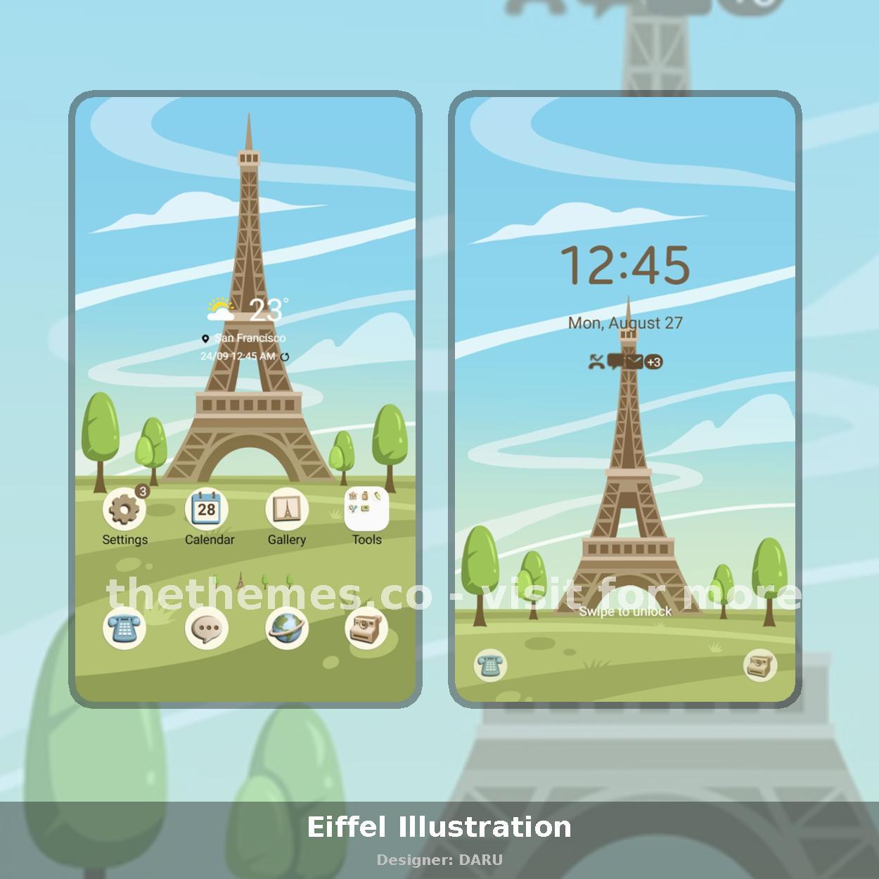 Eiffel Illustration