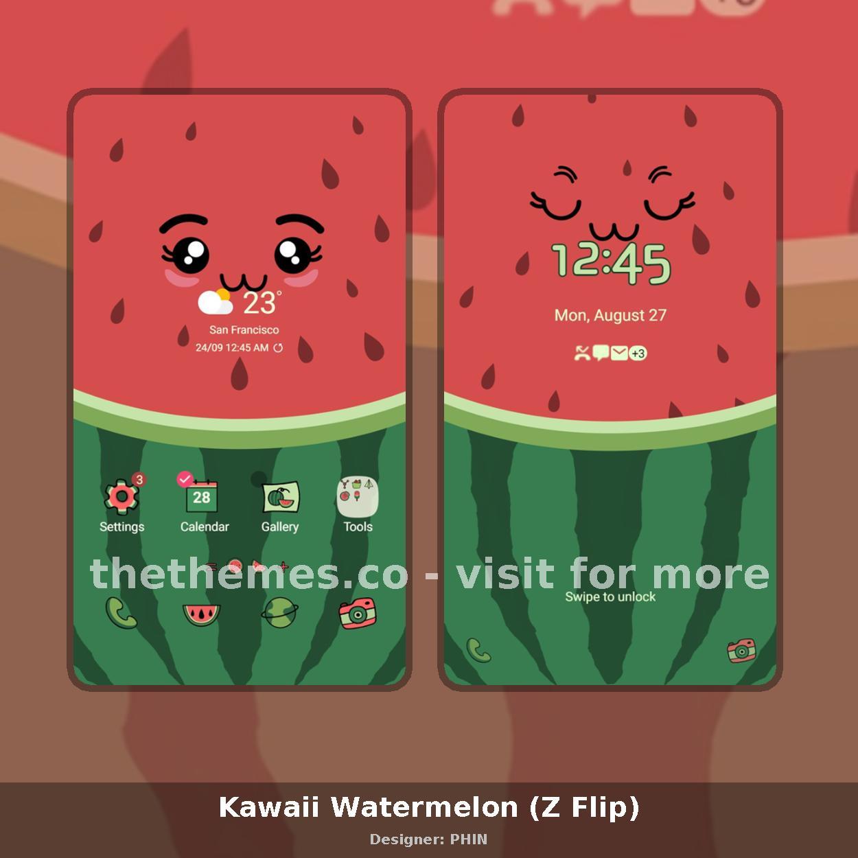 Kawaii Watermelon (Z Flip)