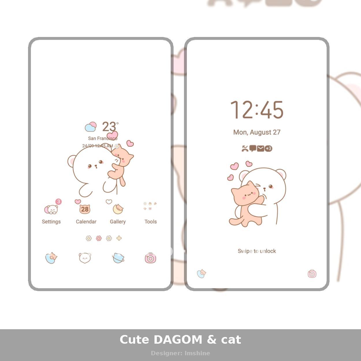 Cute DAGOM & cat