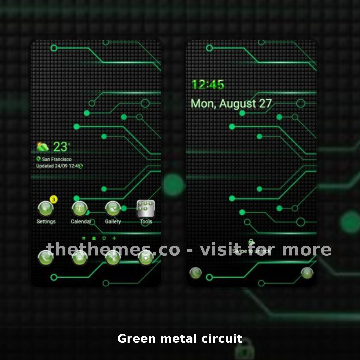 Green metal circuit