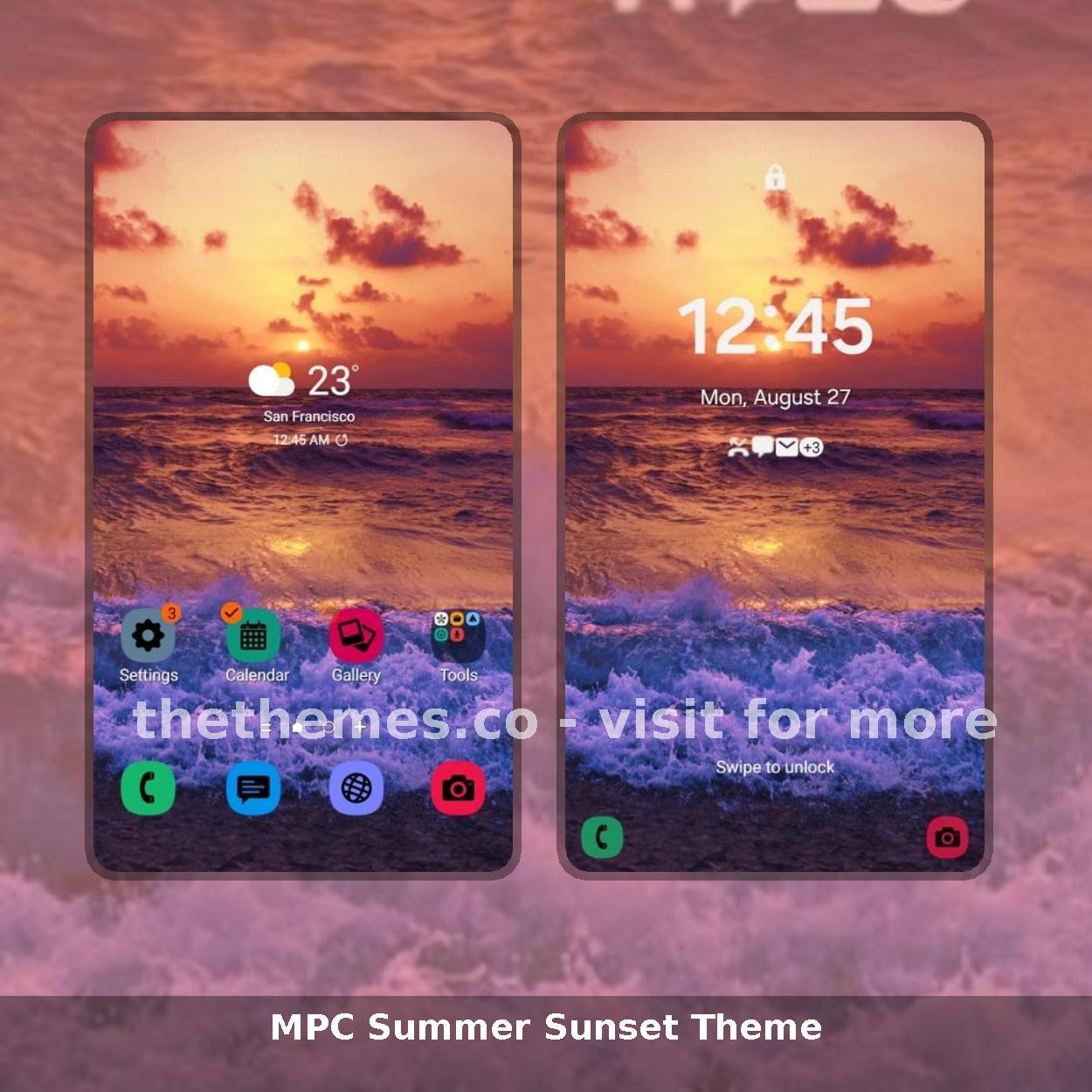 MPC Summer Sunset Theme