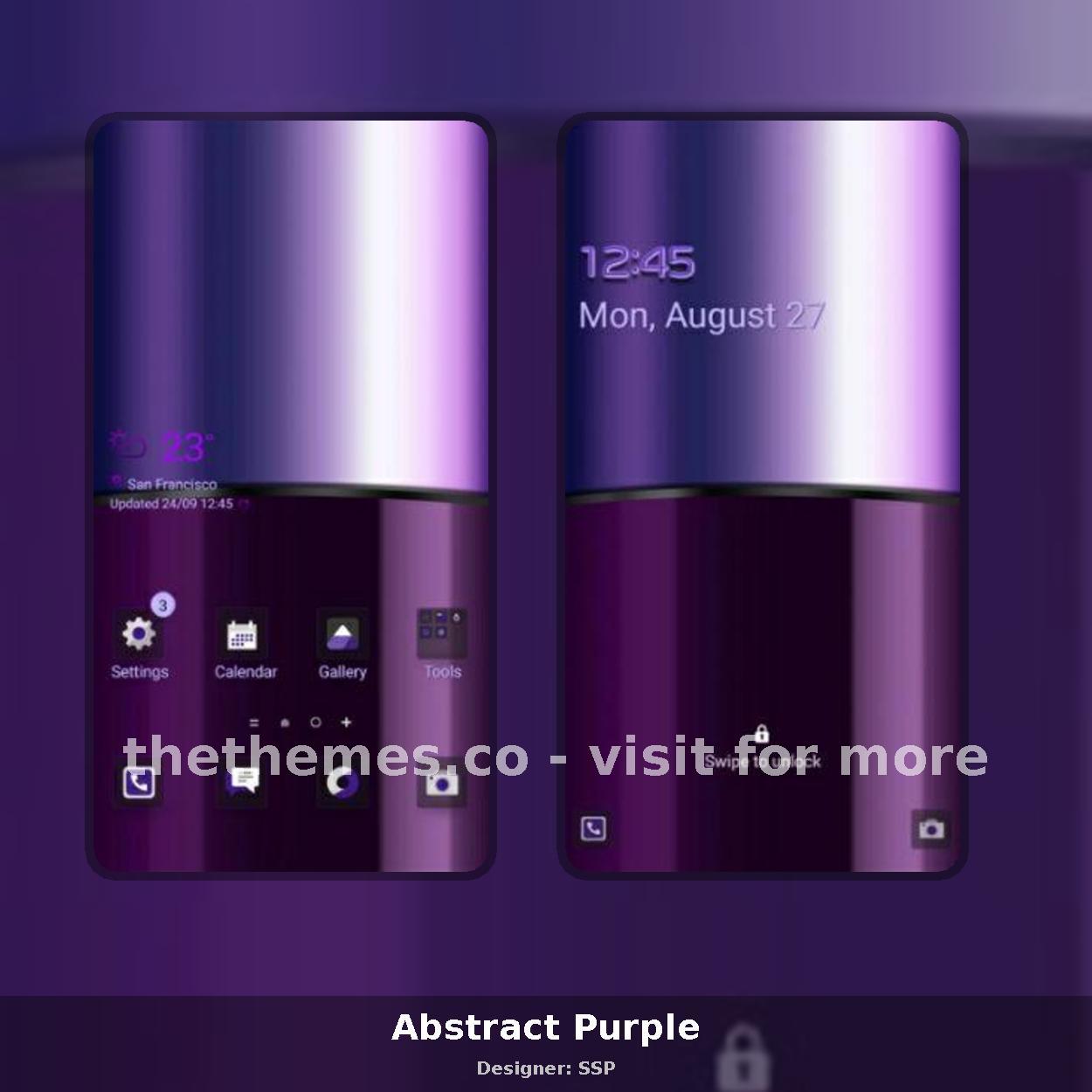 Abstract Purple