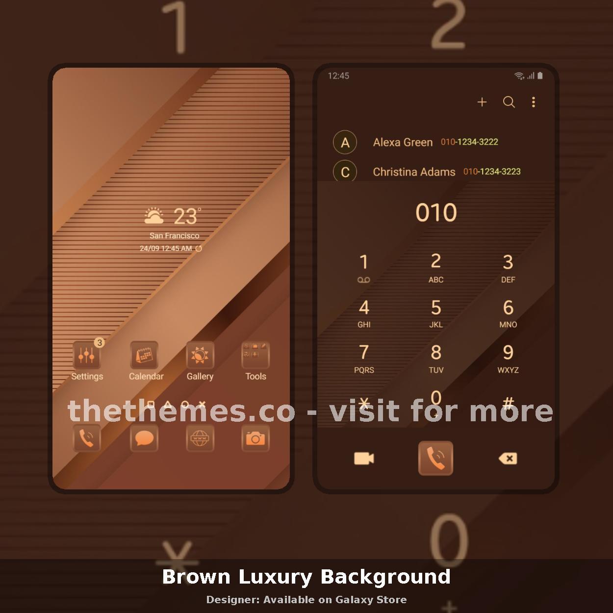 Brown Luxury Background