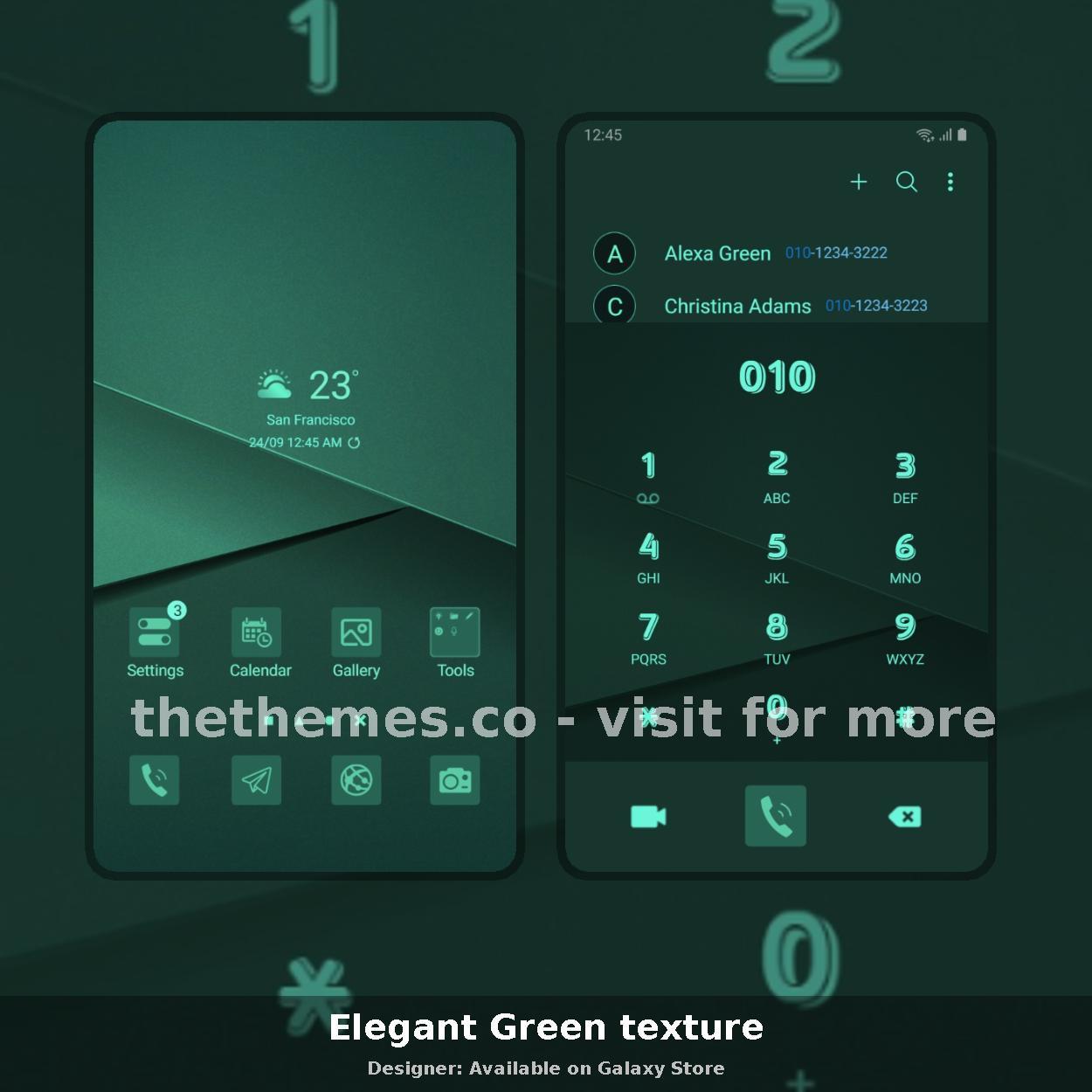 Elegant Green texture