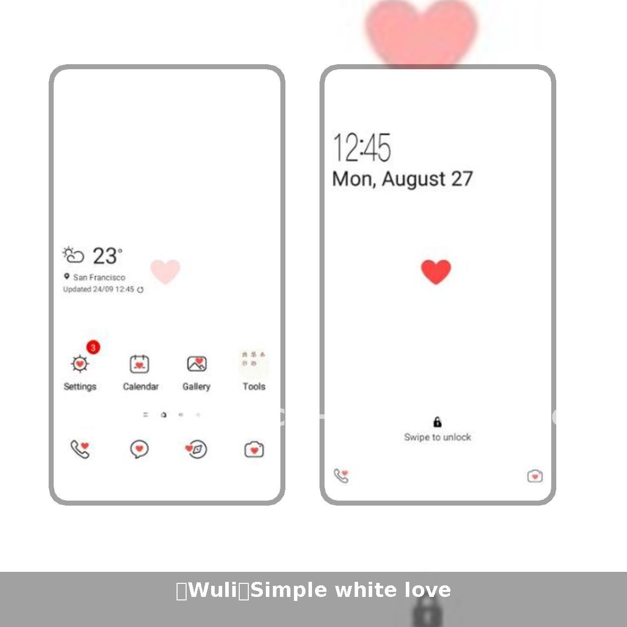 【Wuli】Simple white love