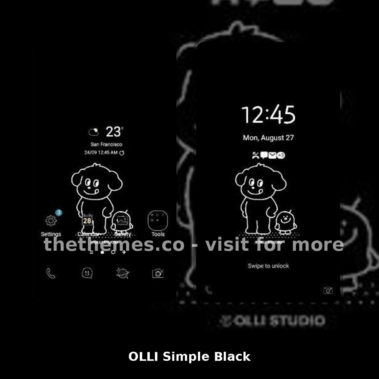 OLLI Simple Black