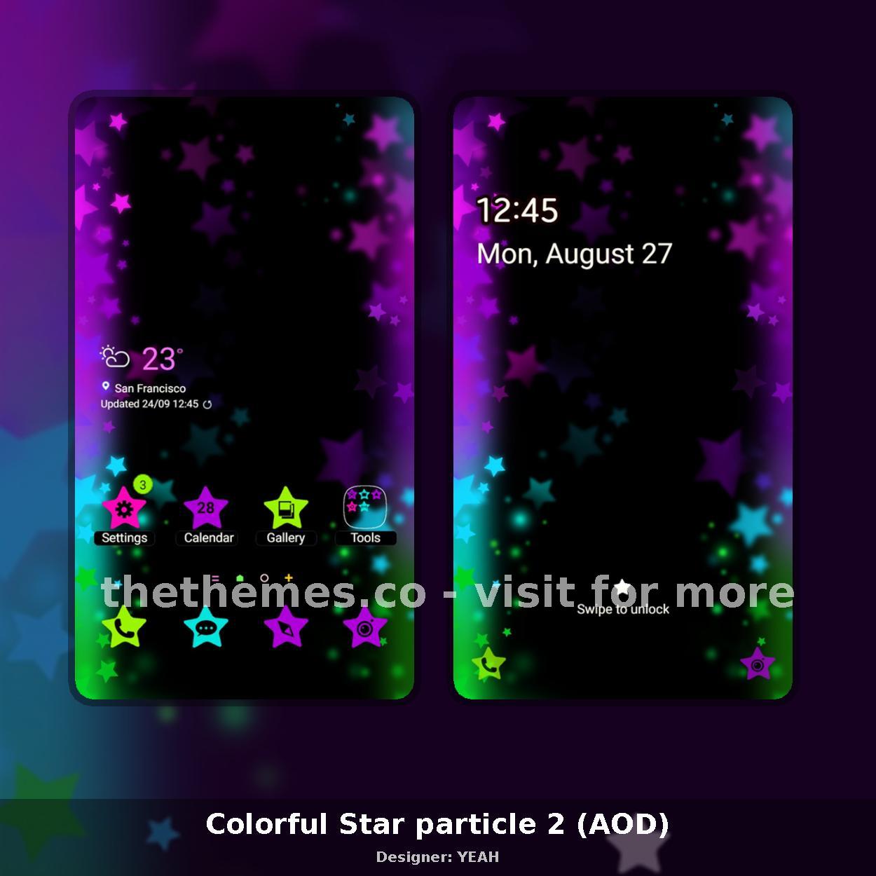 Colorful Star particle 2 (AOD)