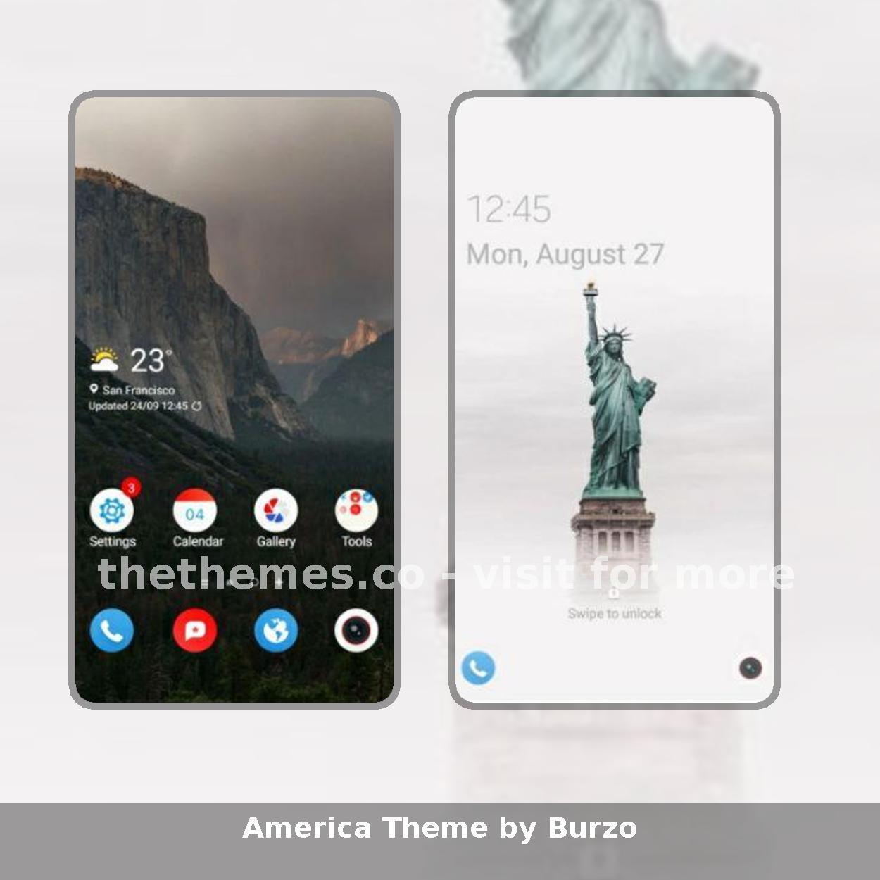 America Theme by Burzo