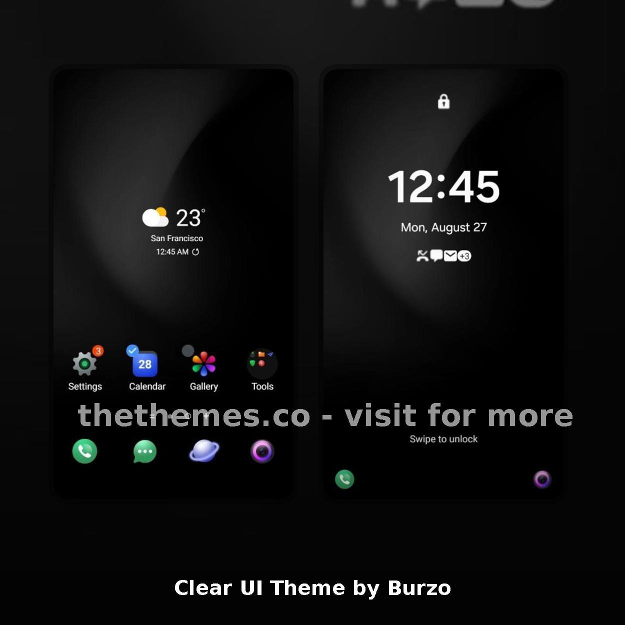 Clear UI Theme by Burzo