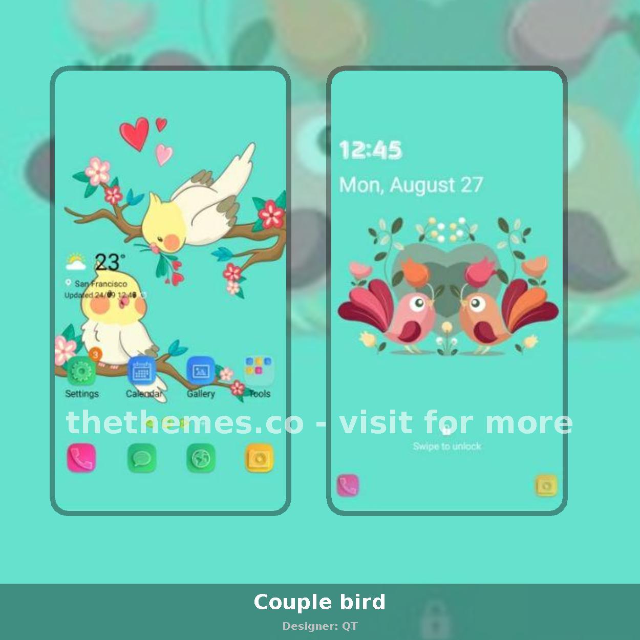 Couple bird