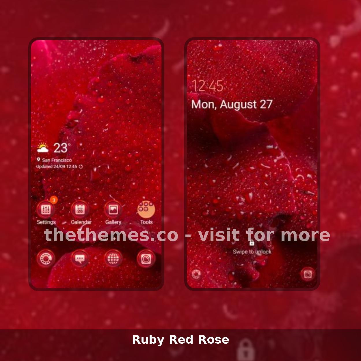 Ruby Red Rose