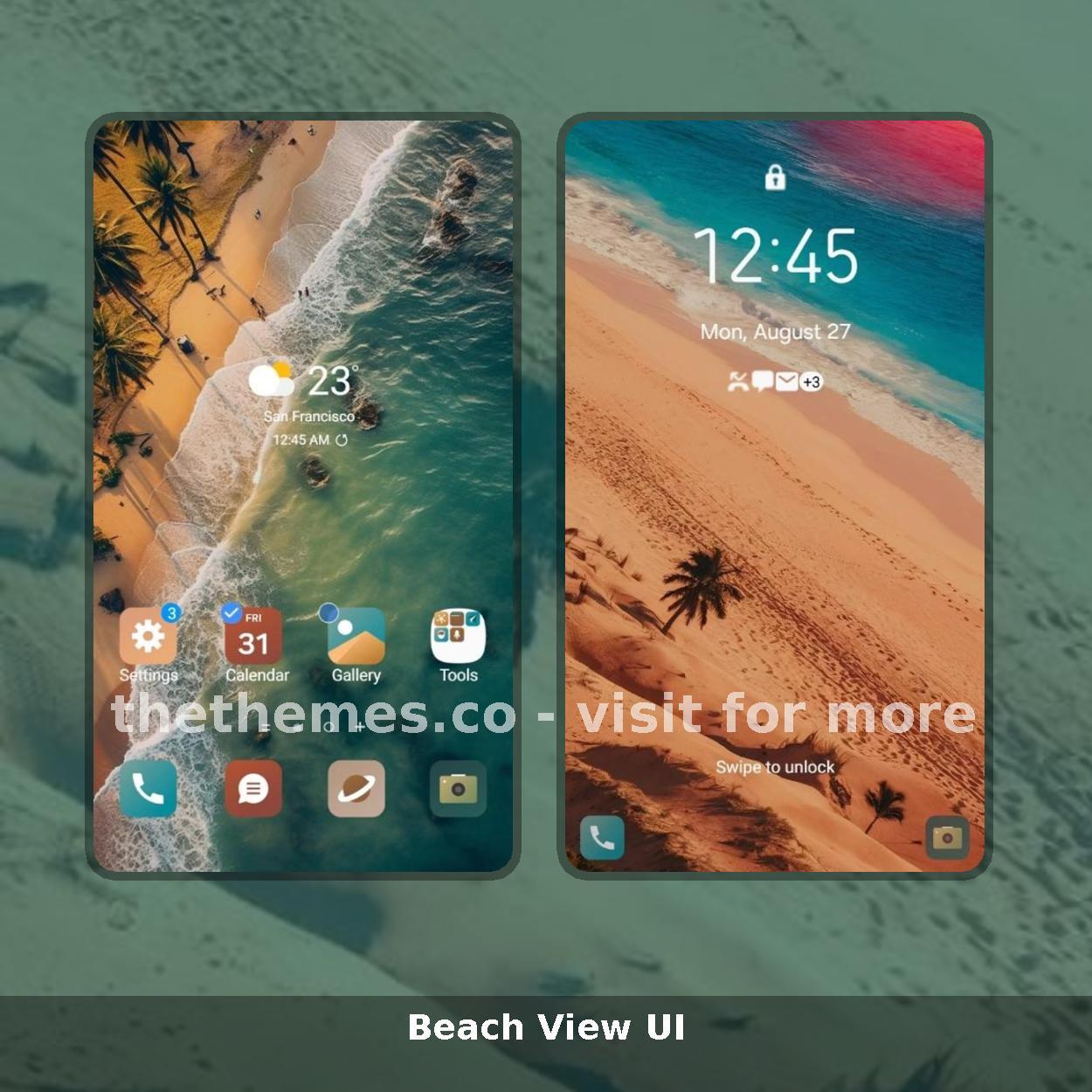 Beach View UI