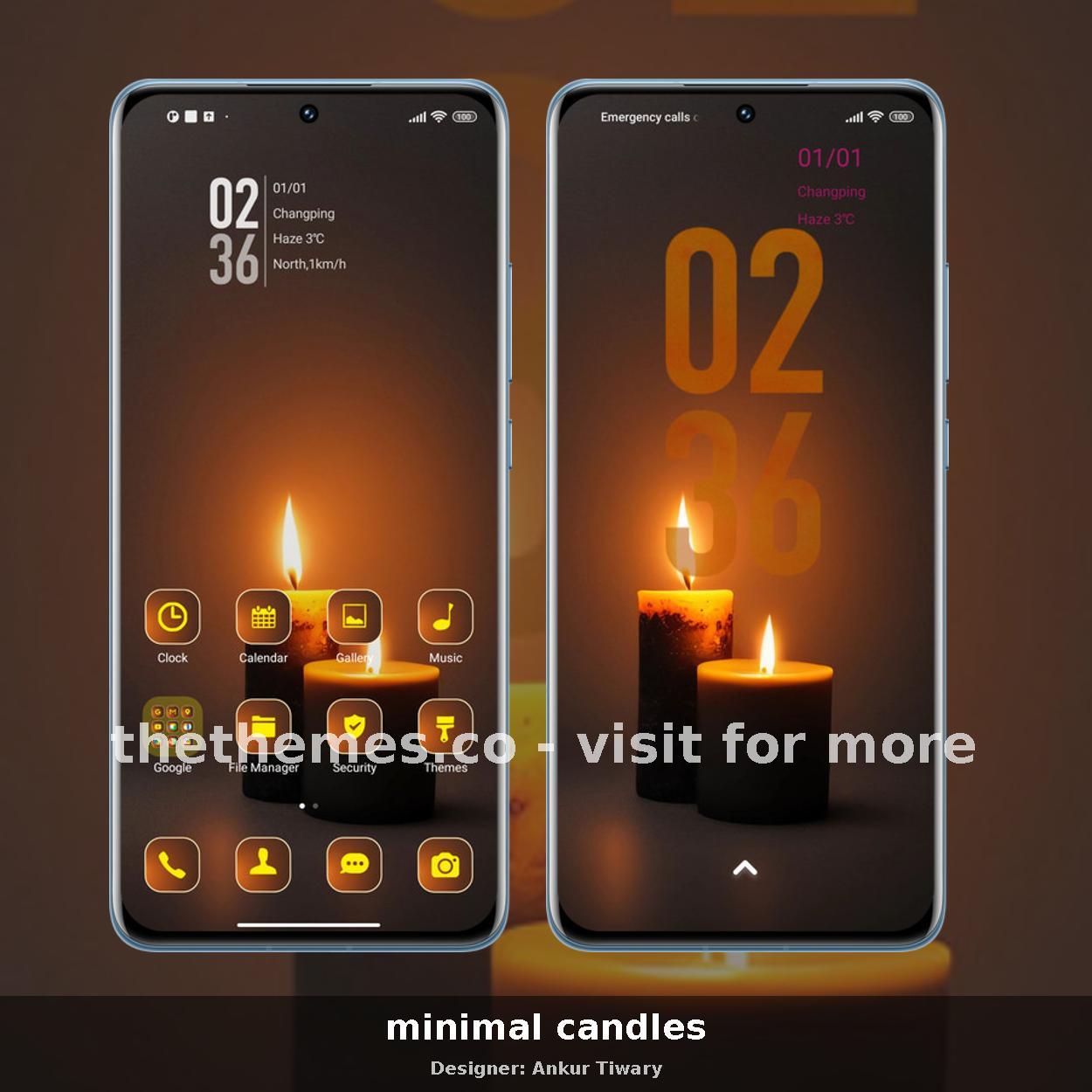 minimal candles