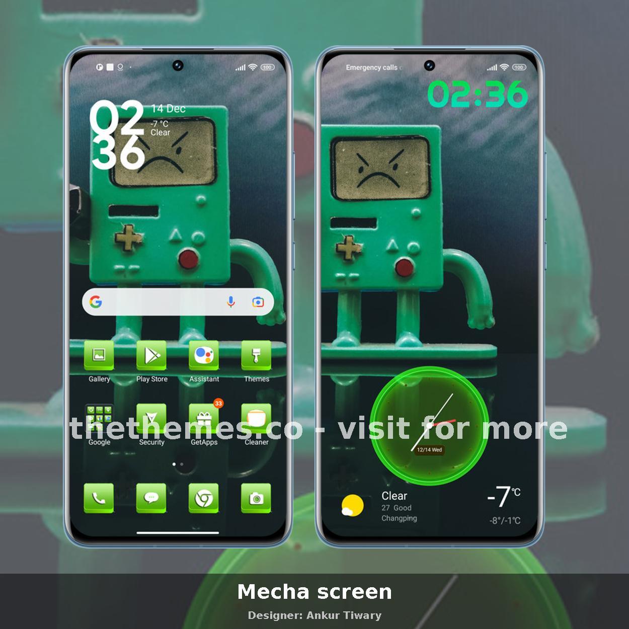 Mecha screen