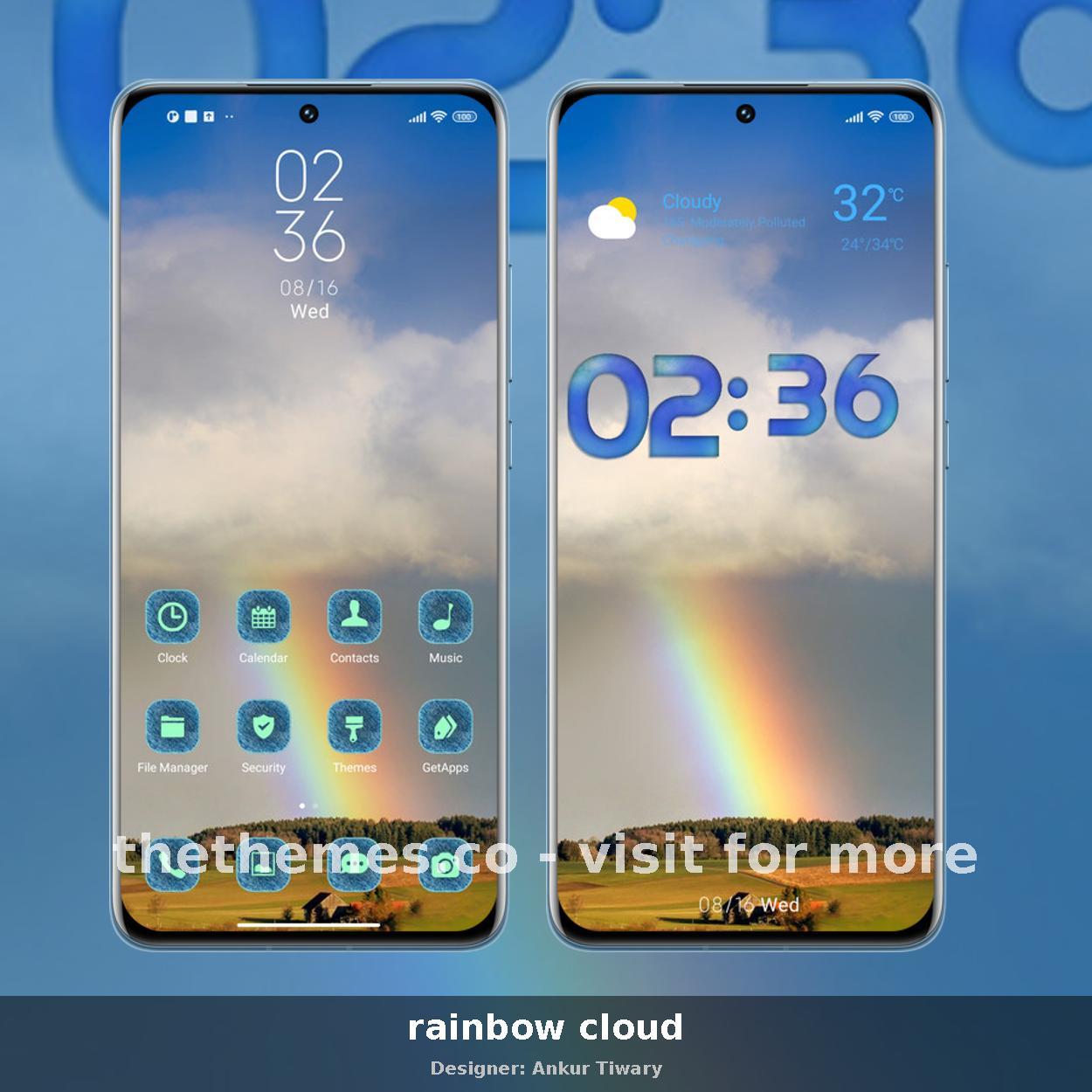 rainbow cloud