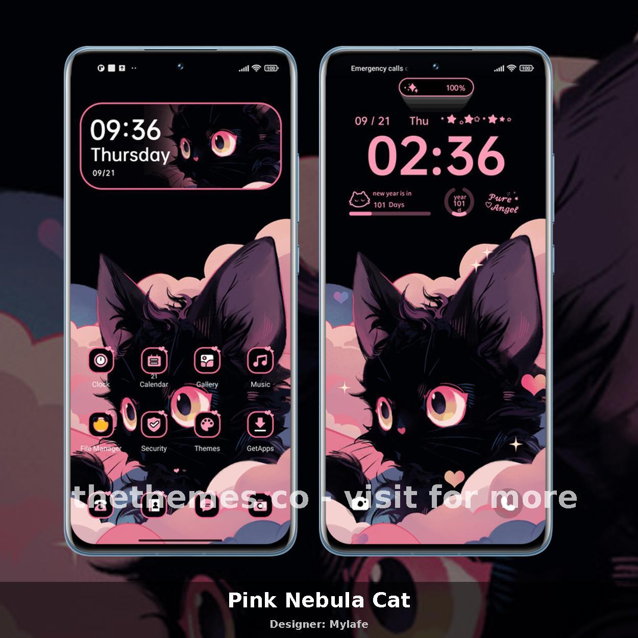 Pink Nebula Cat