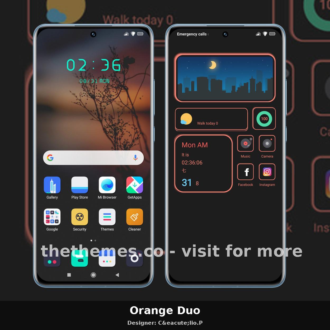 Orange Duo