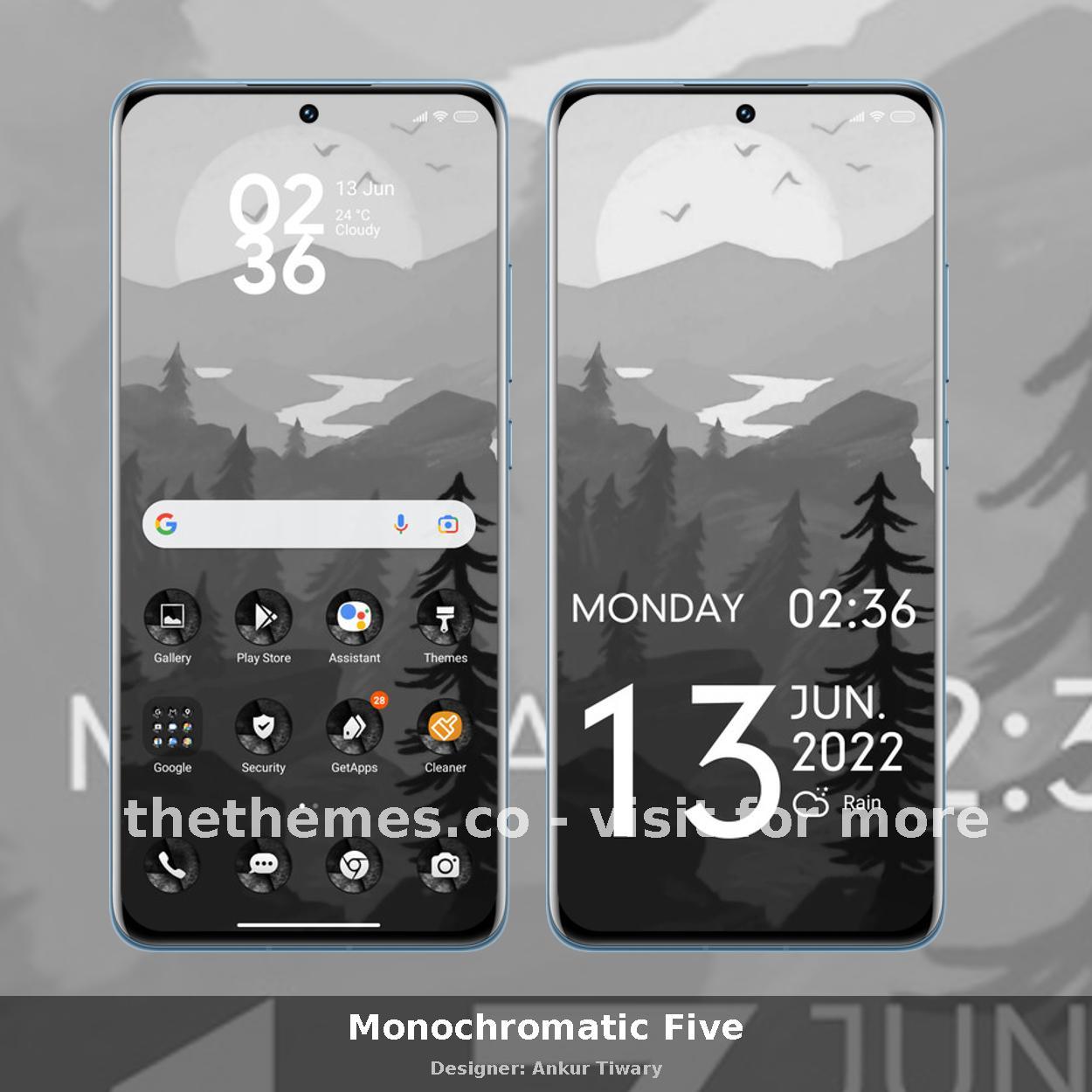 Monochromatic Five