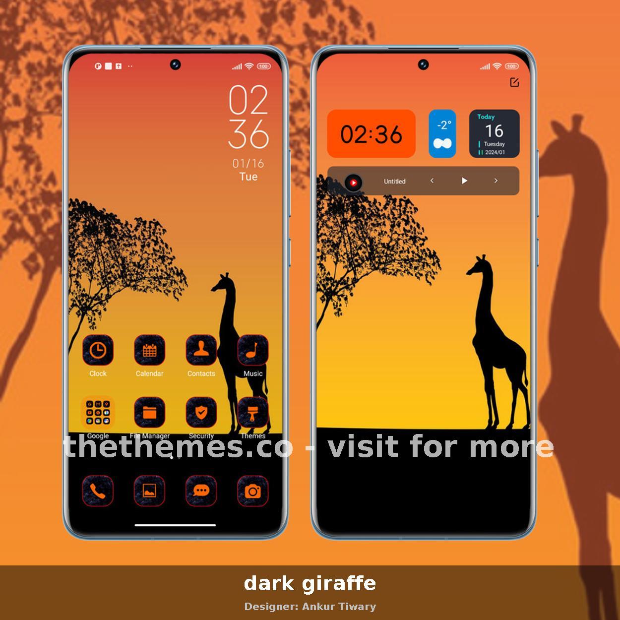 dark giraffe