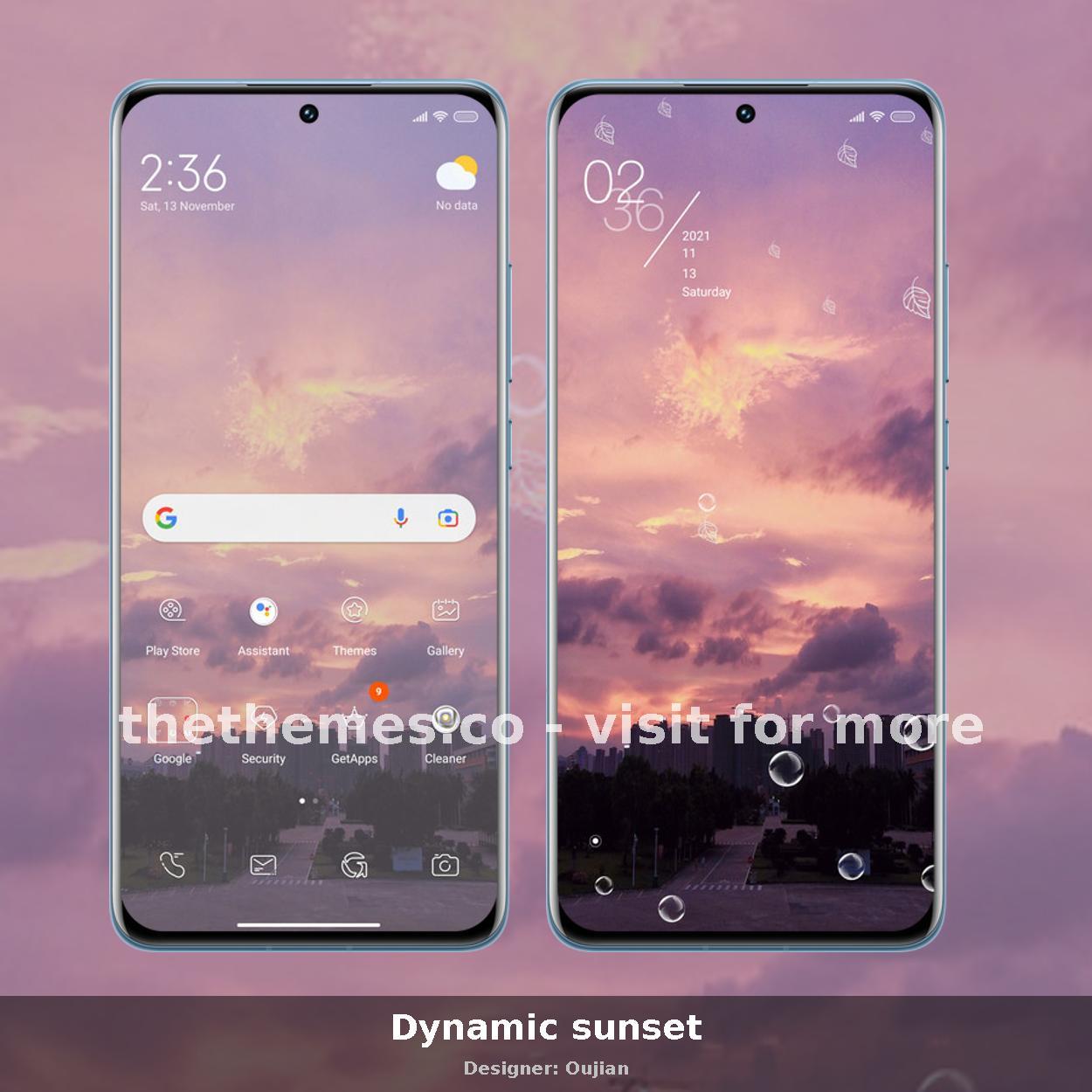 Dynamic sunset