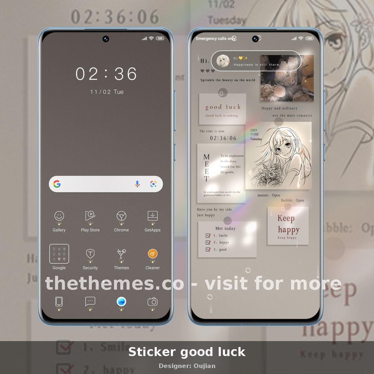 Sticker good luck
