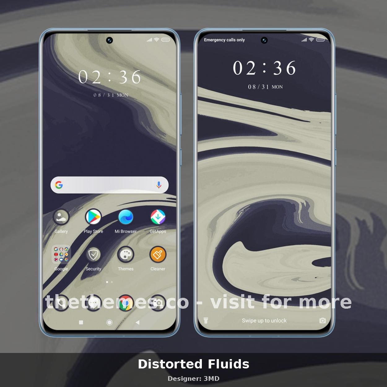 Distorted Fluids