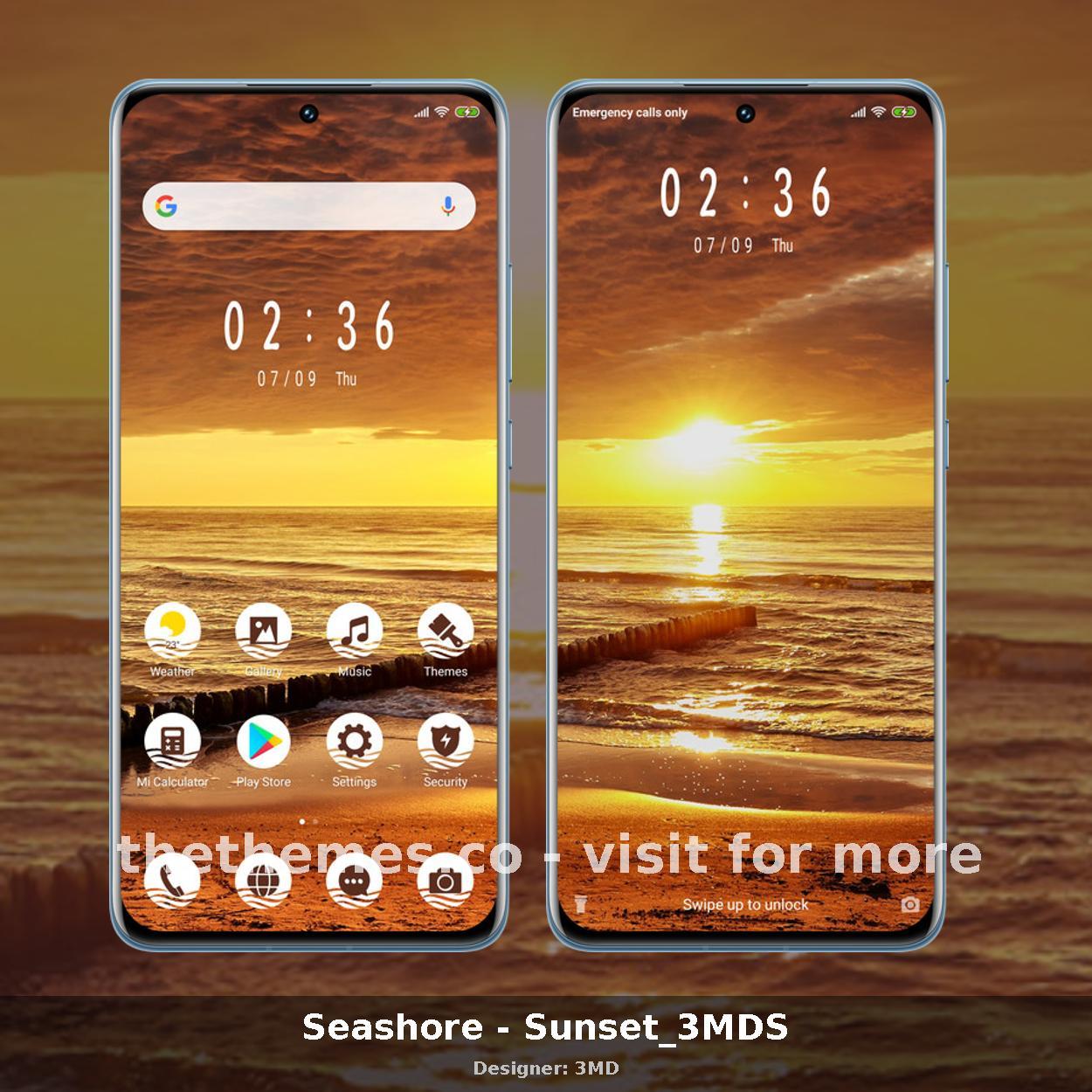 Seashore - Sunset_3MDS