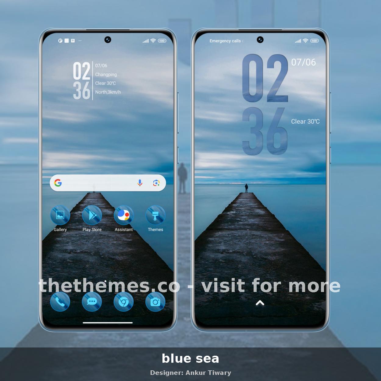blue sea