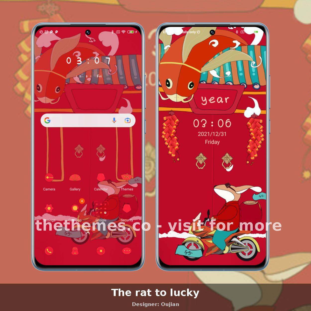 The rat to lucky