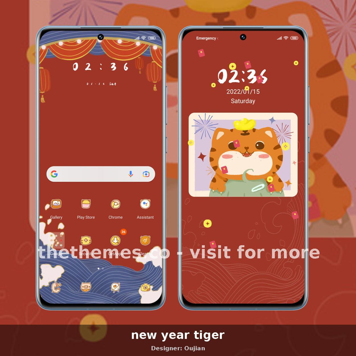 new year tiger