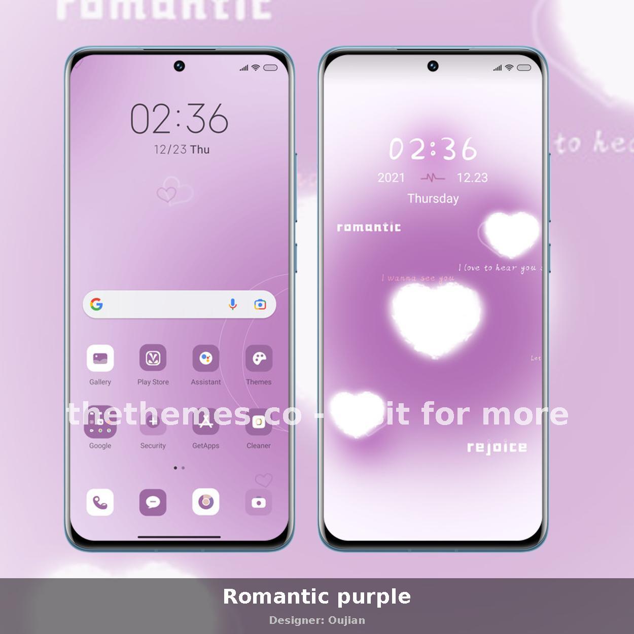 Romantic purple
