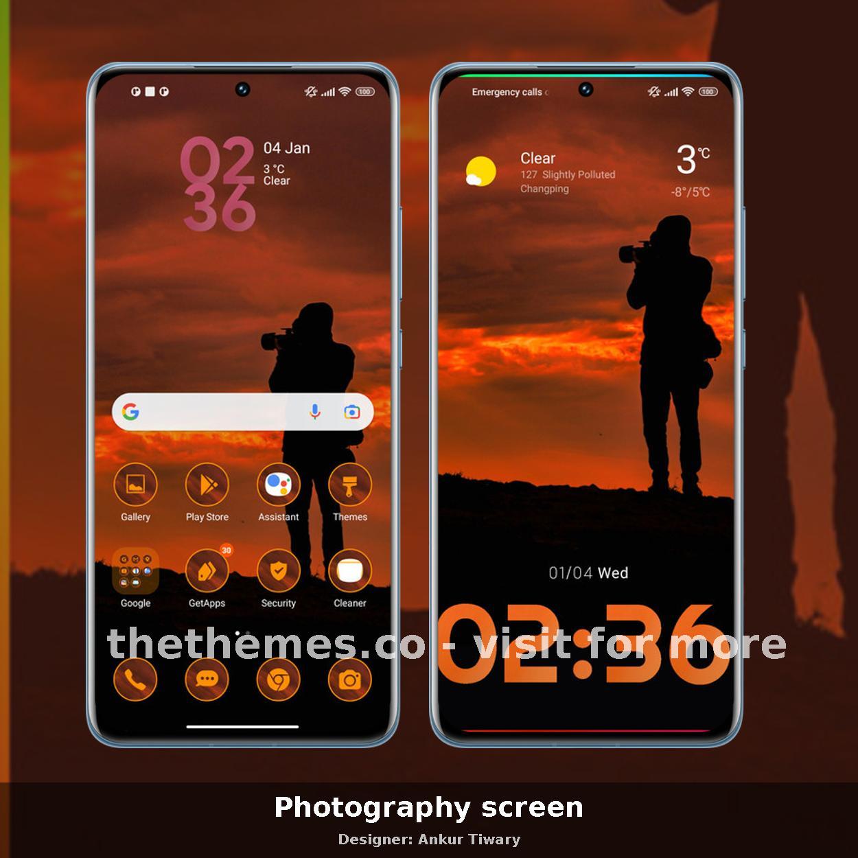 Photography screen