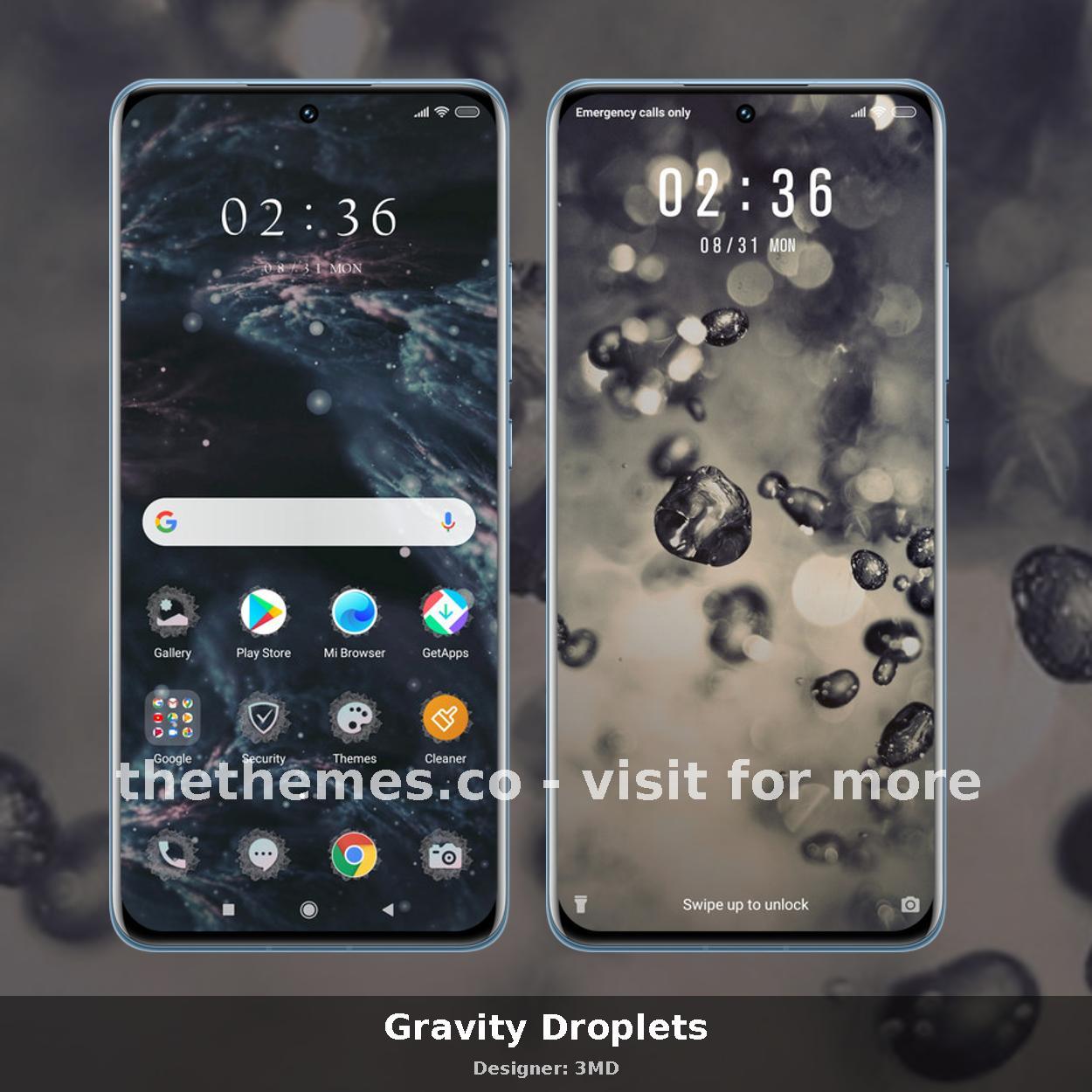 Gravity Droplets