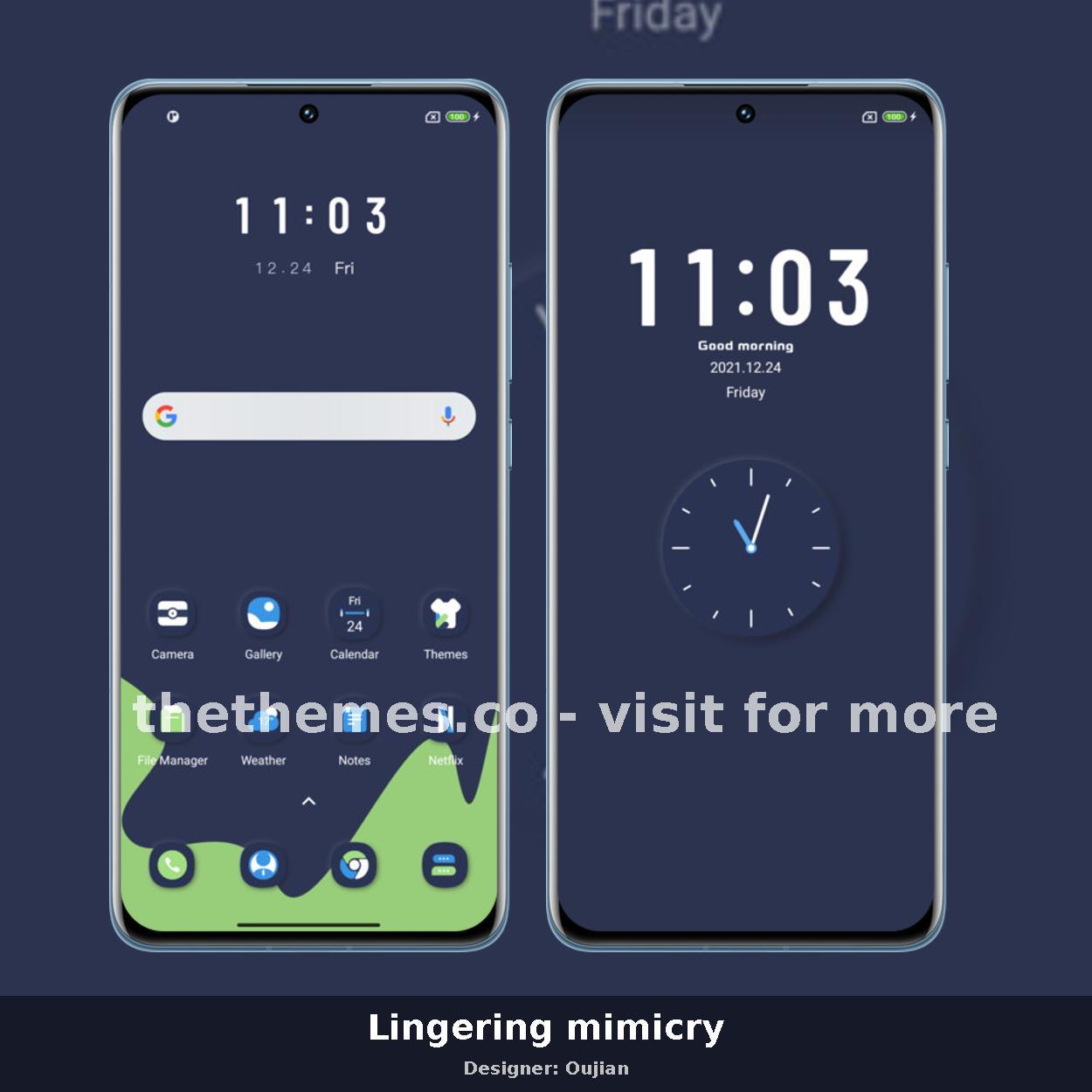 Lingering mimicry