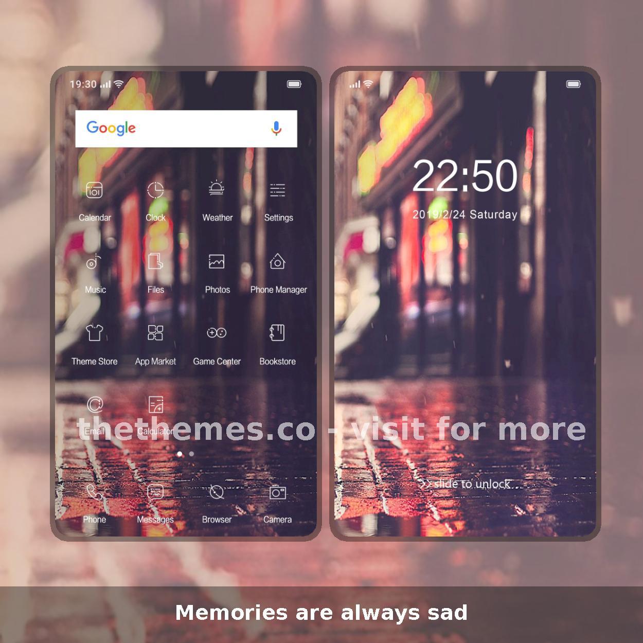 Memories are always sad