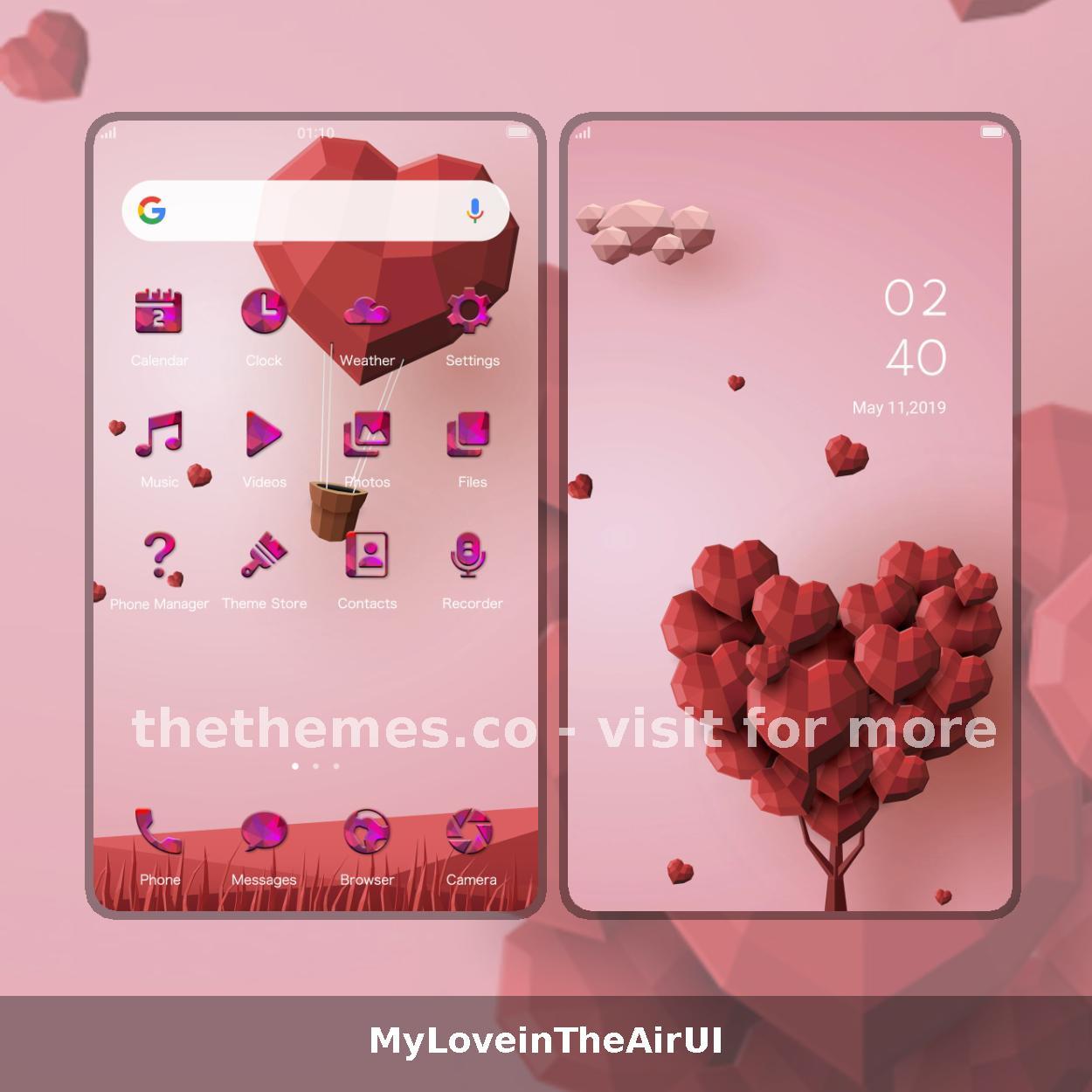 MyLoveinTheAirUI