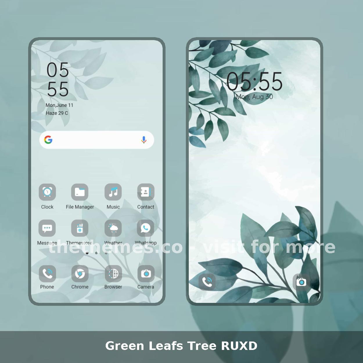 Green Leafs Tree RUXD