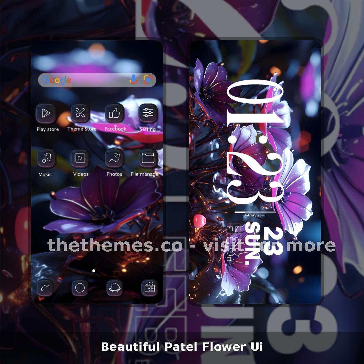 Beautiful Patel Flower Ui