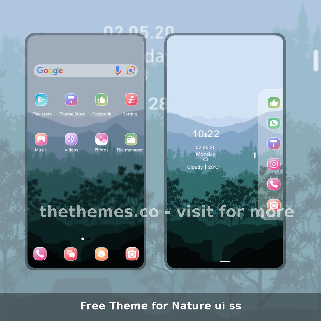Free Theme for Nature ui ss