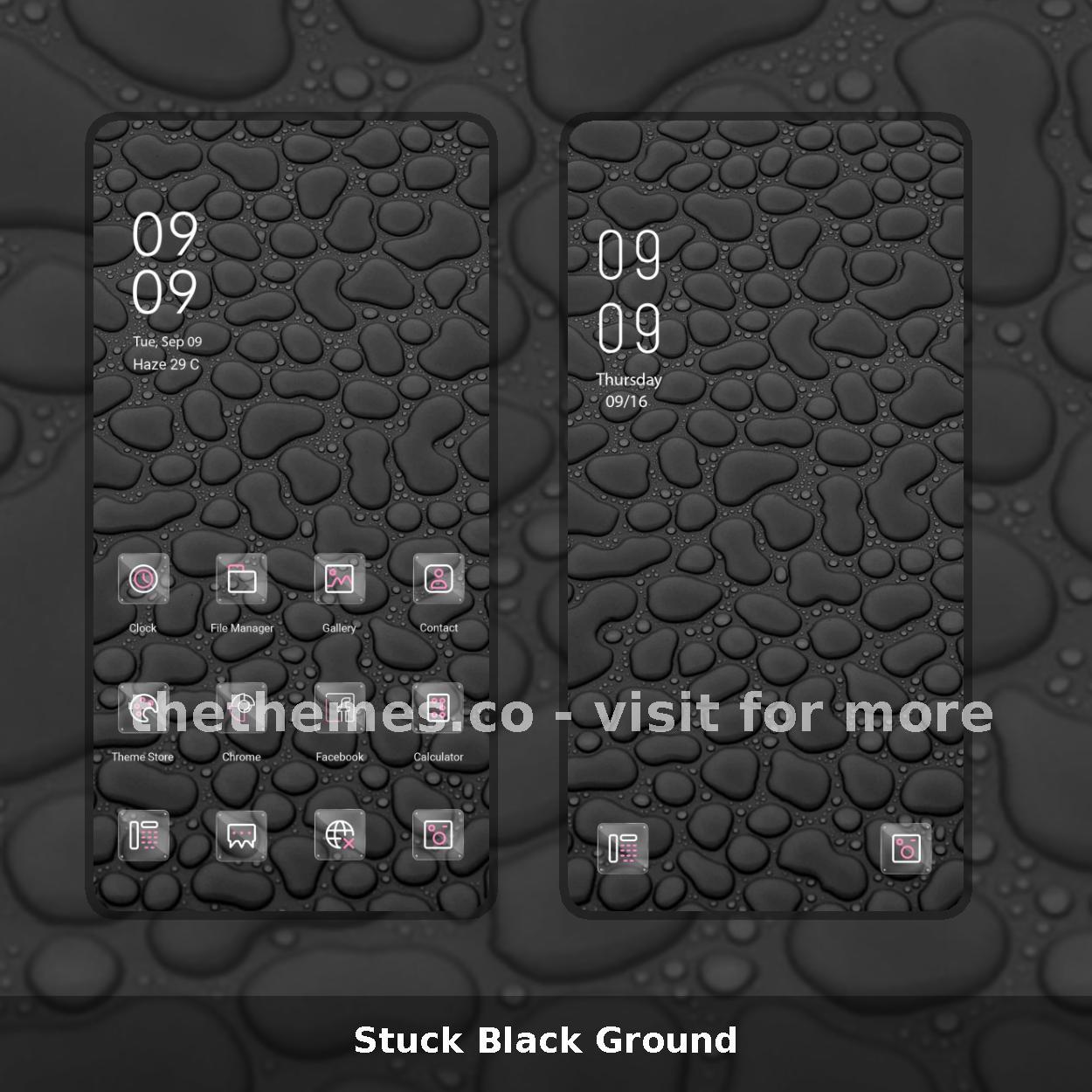 Stuck Black Ground