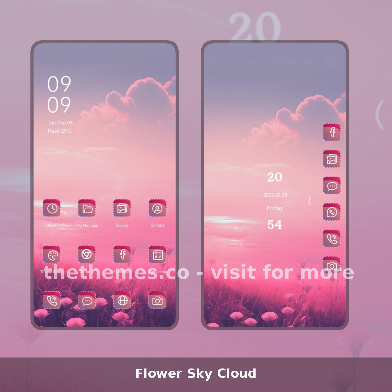 Flower Sky Cloud