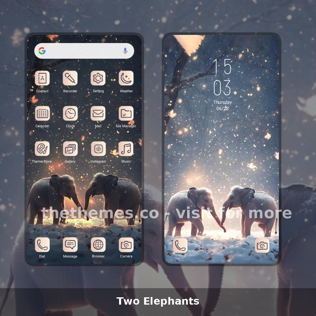 Two Elephants