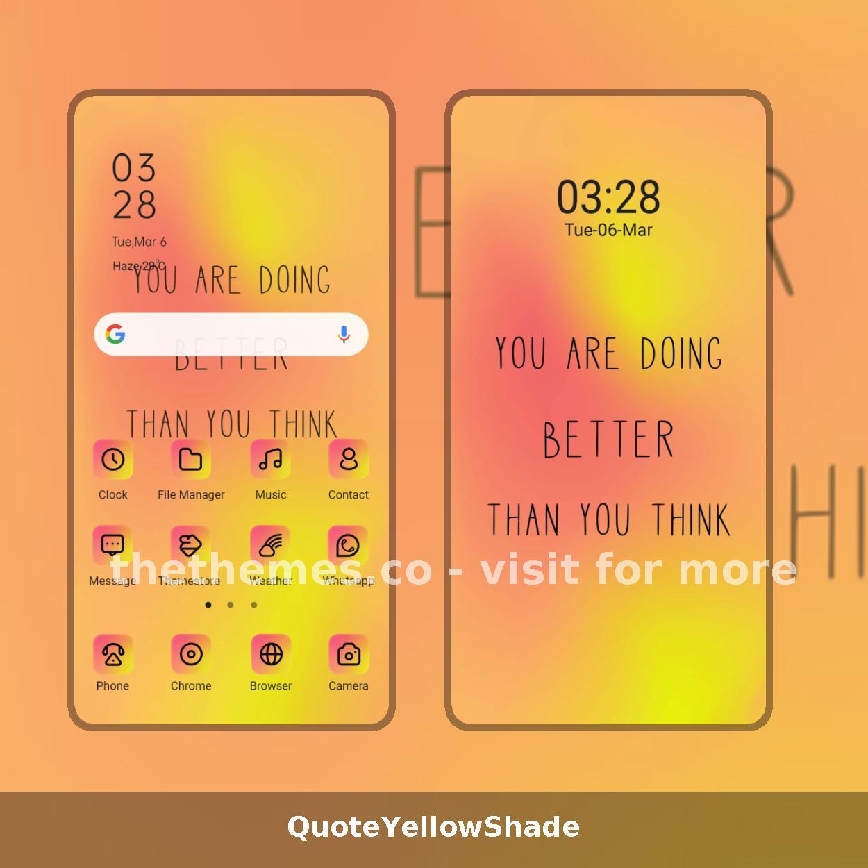 QuoteYellowShade